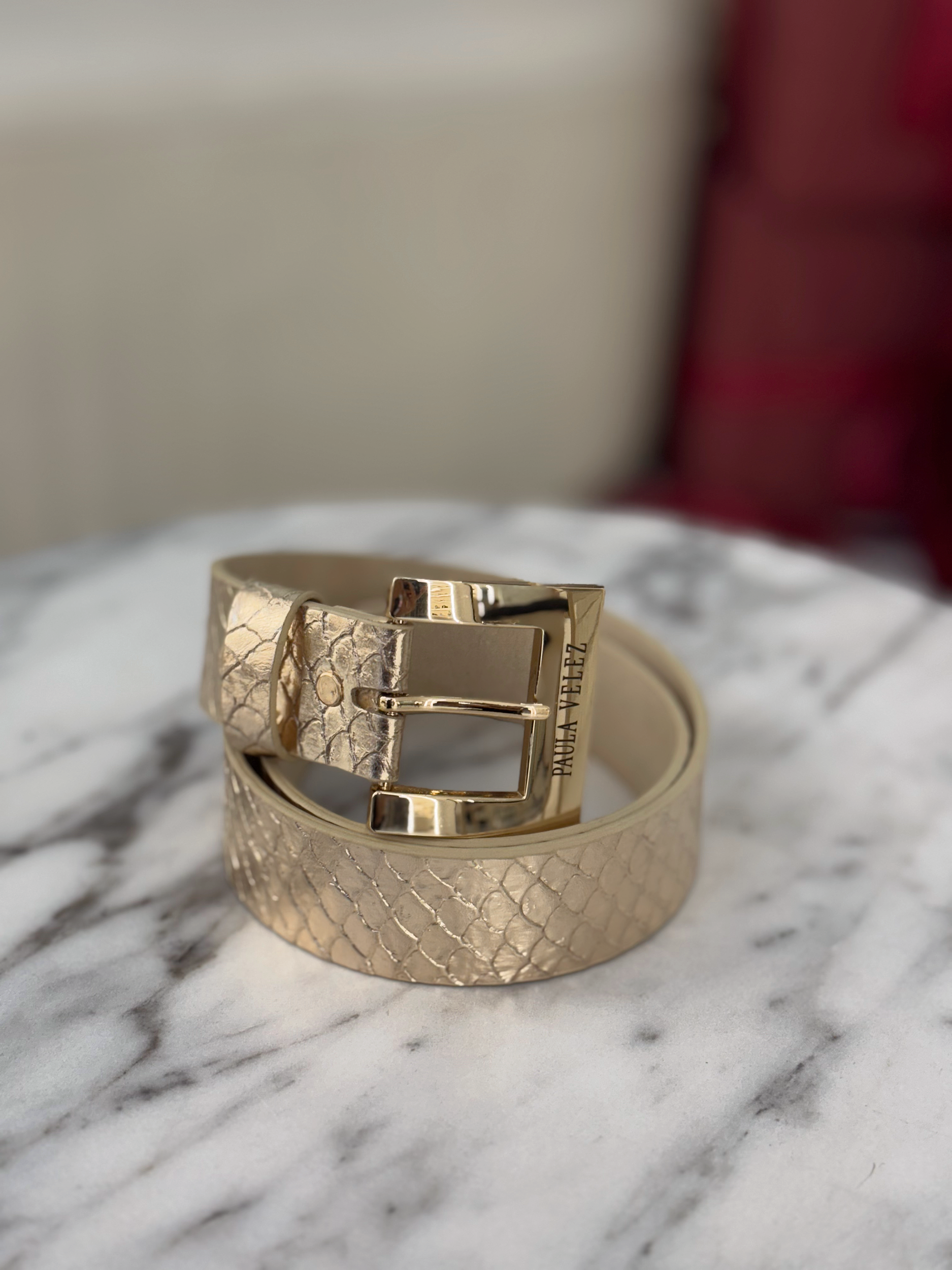 CINTURON MIA EN CUERO CHAMPAN