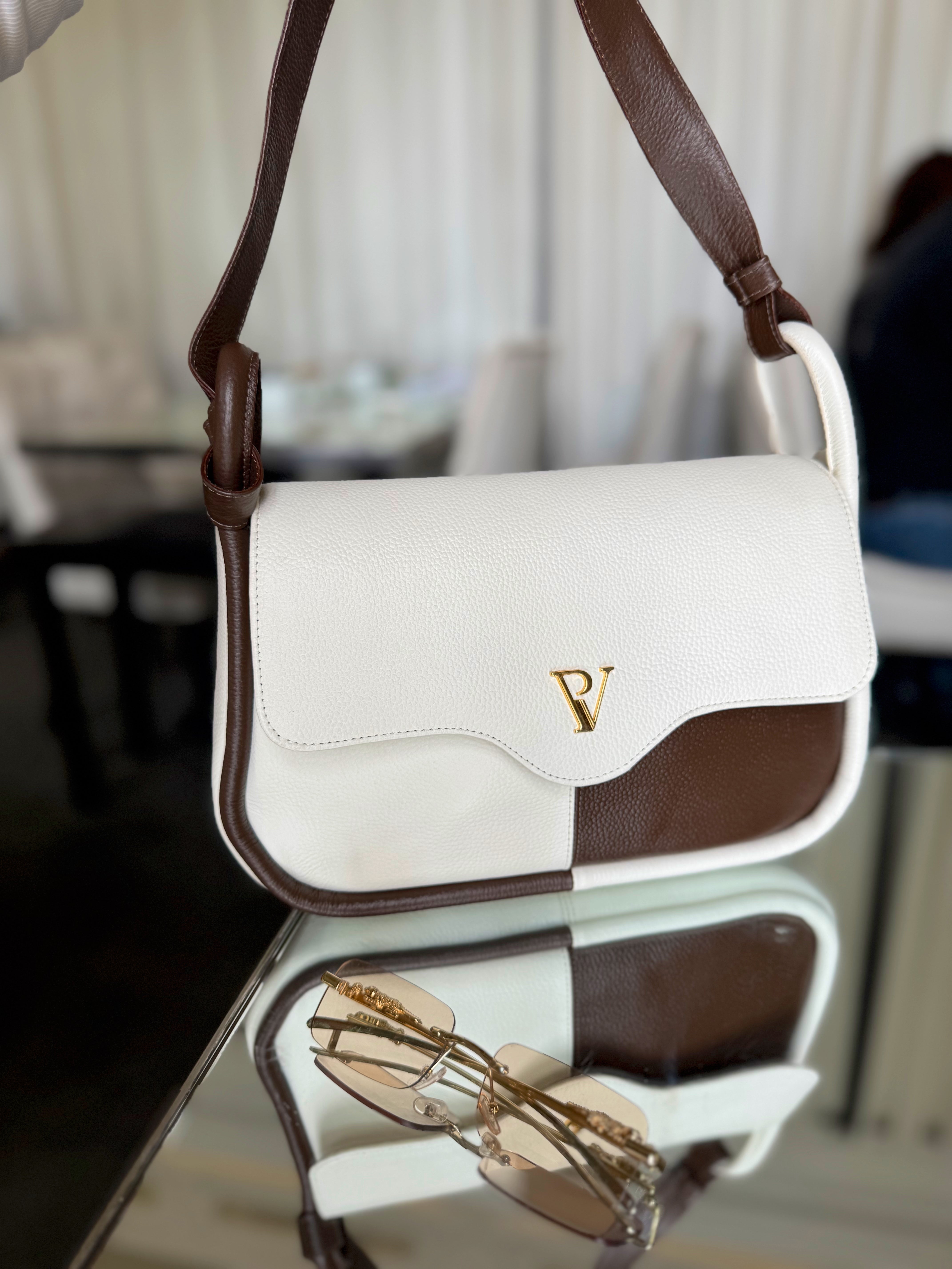 Bolso Anastasia Talco Cafe en cuero