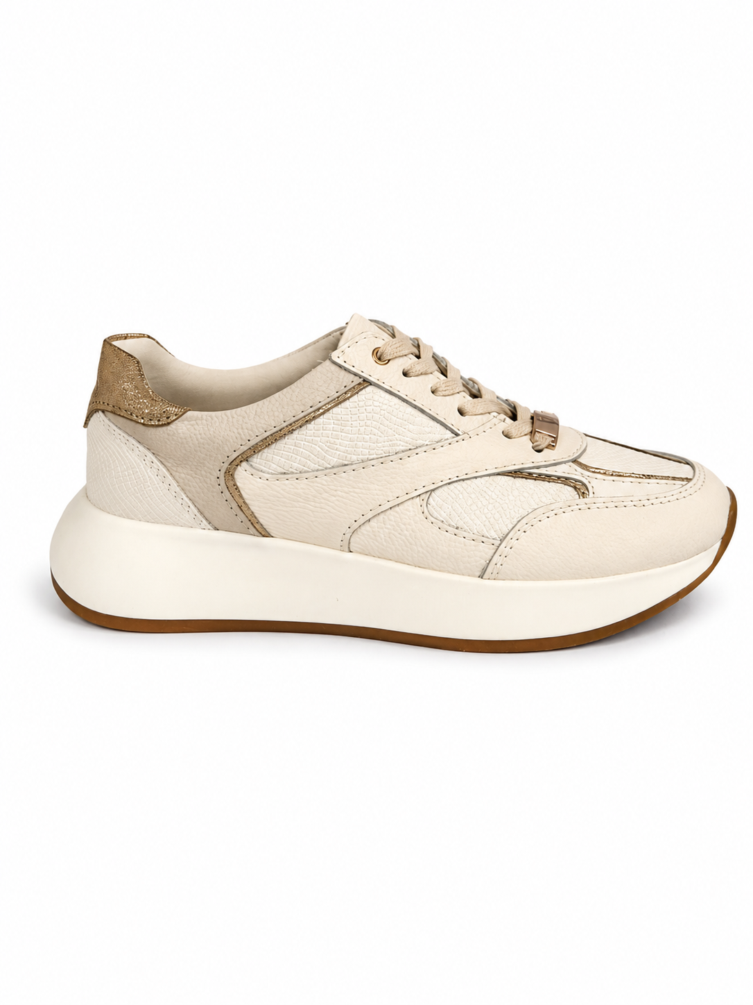Tenis Boreal Marfil en Cuero Munich