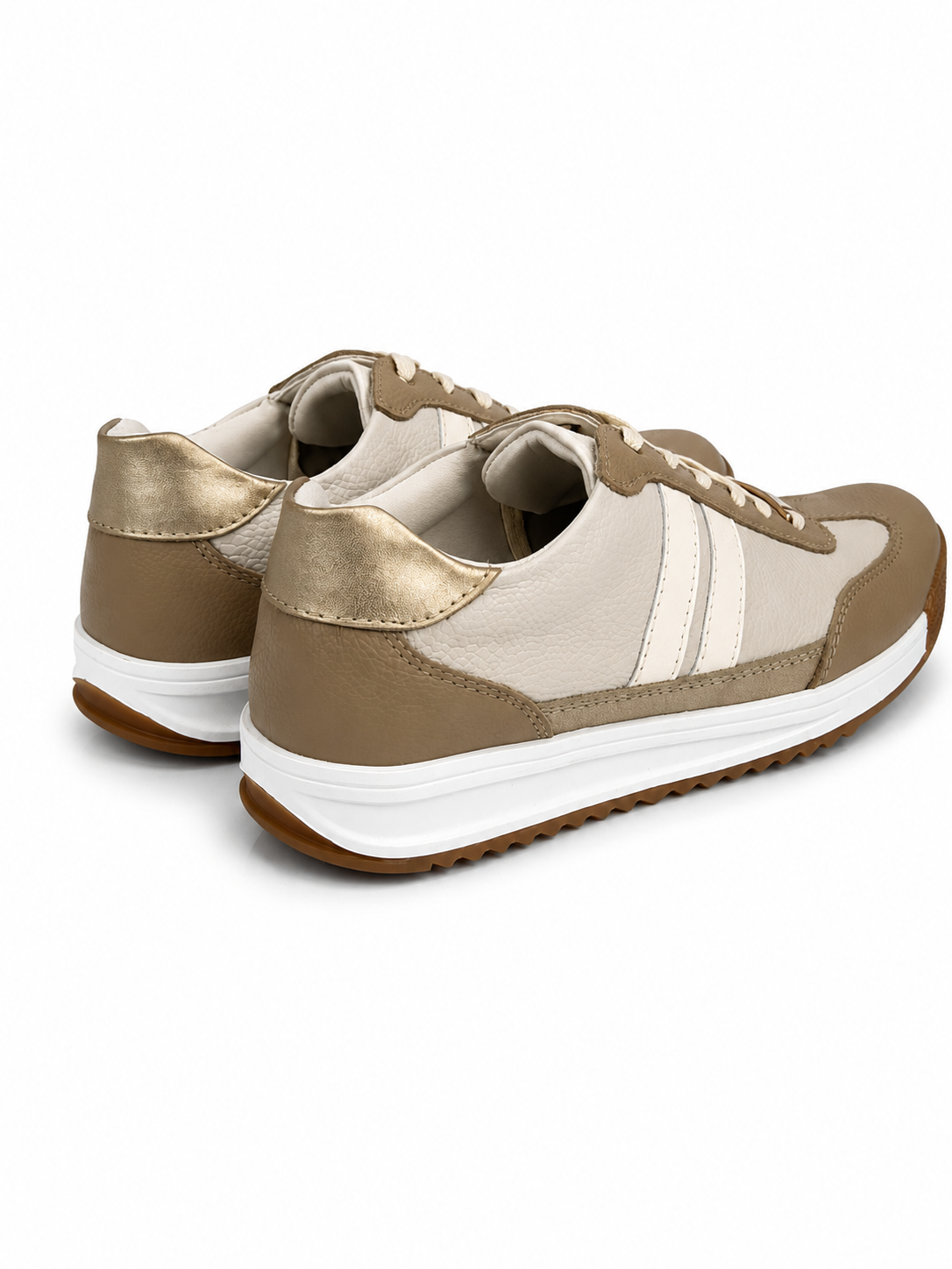 Tenis Milán Taupe Avena - Paula Vélez