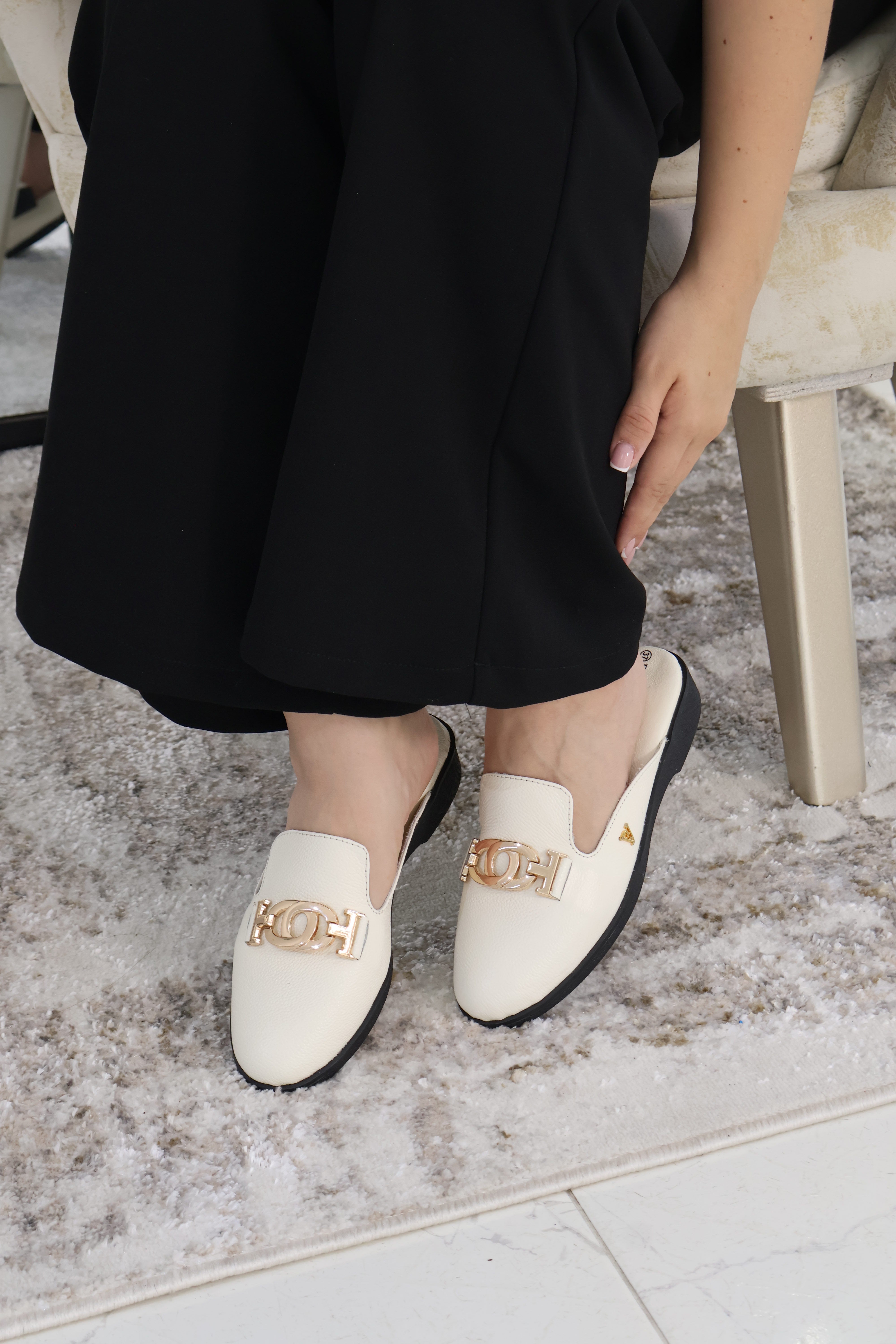 Sueco talco en cuero