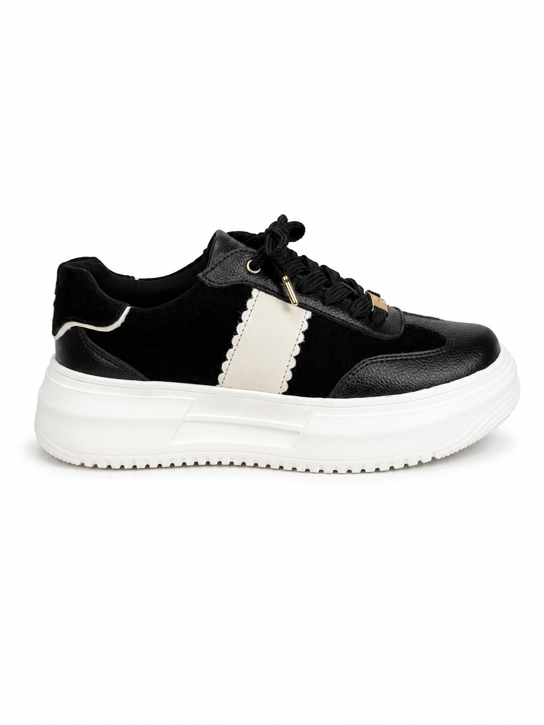Monaco negro en cuero