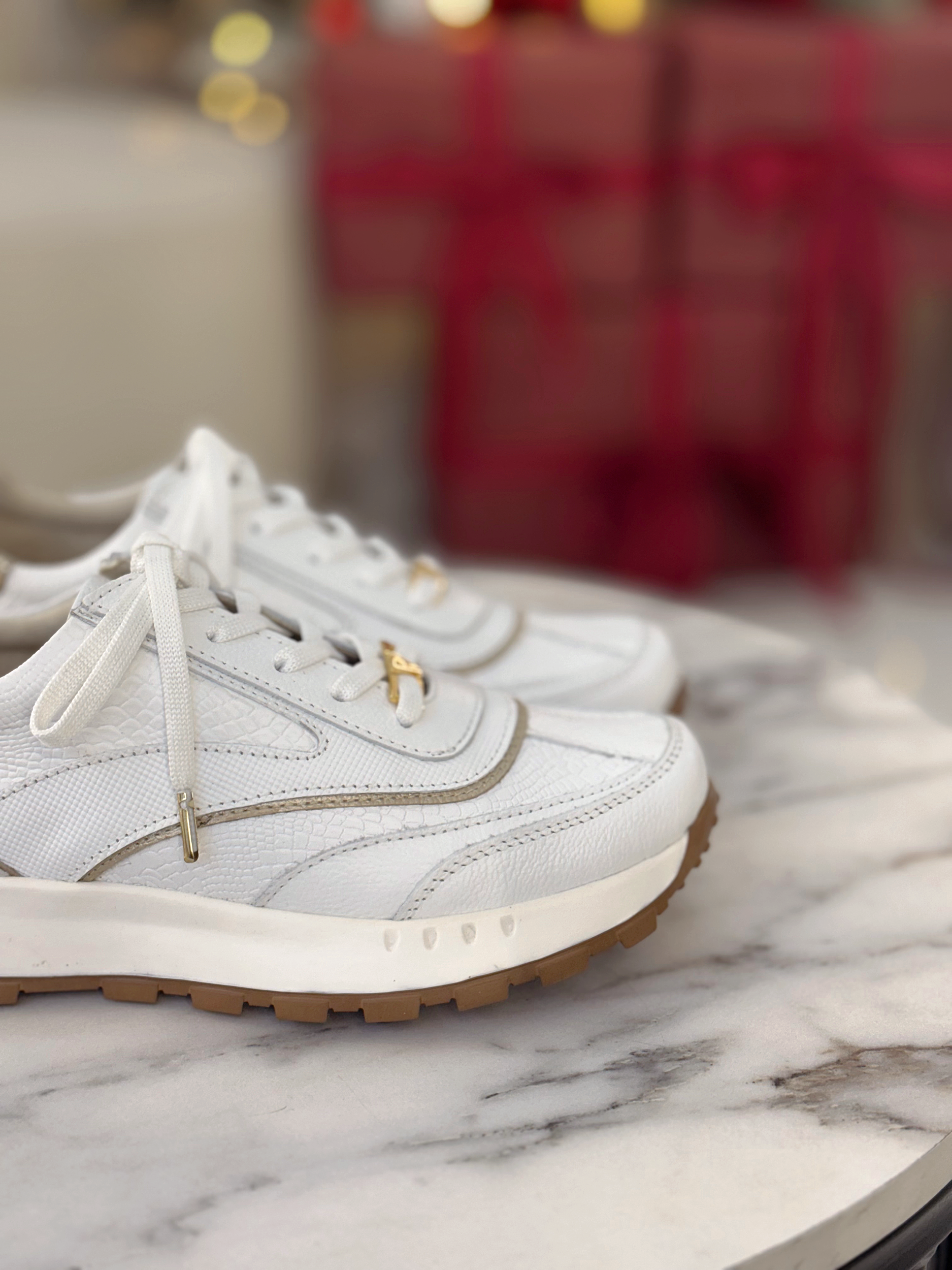 Tenis de cuero Bariloche blanco
