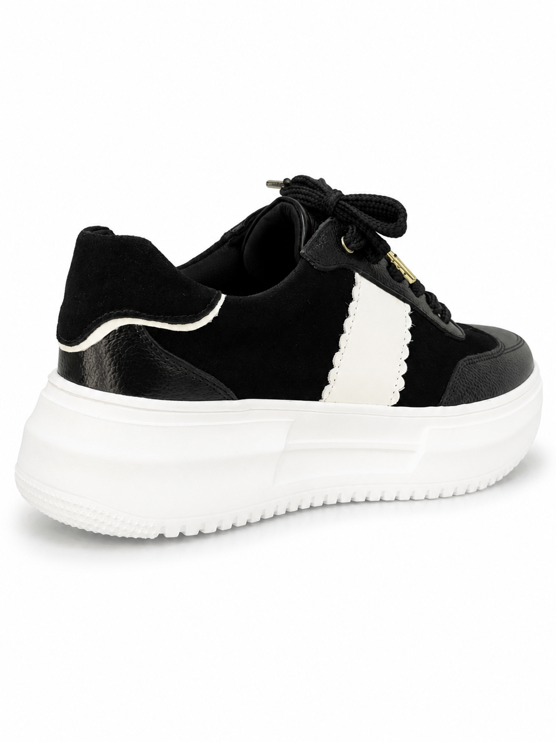 Monaco negro en cuero