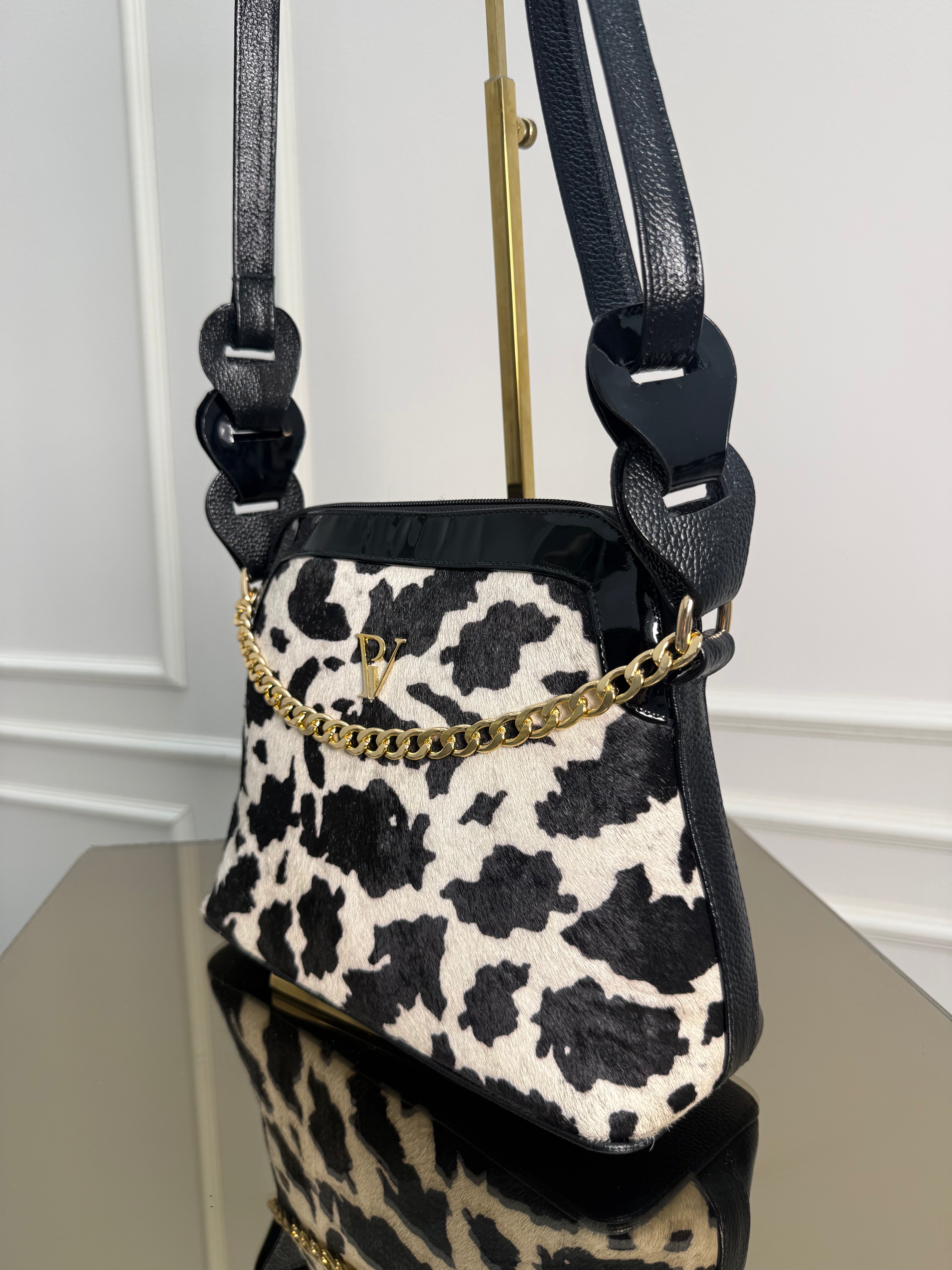 Bolso Zara Vaquita en Cuero