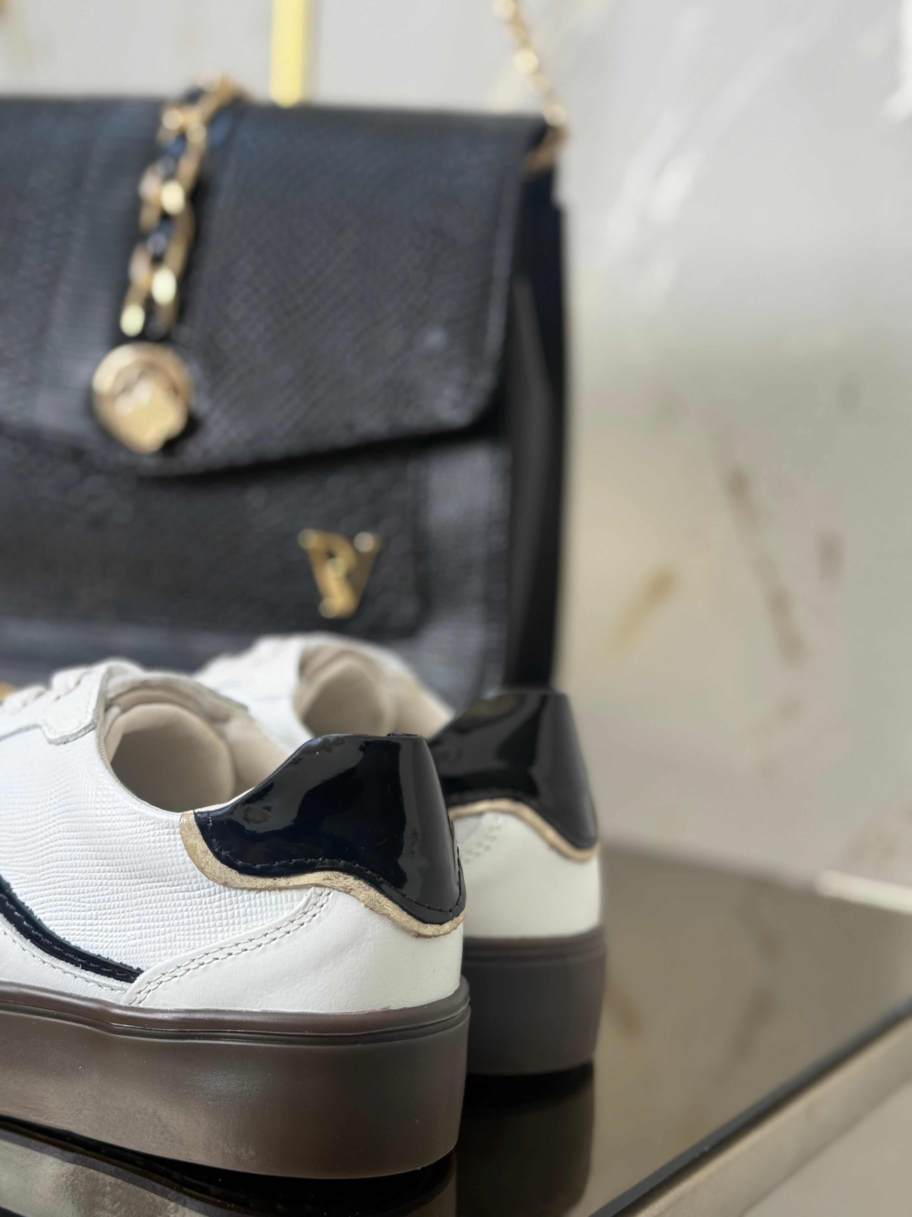 Tenis Milán Blanco Charol Londón