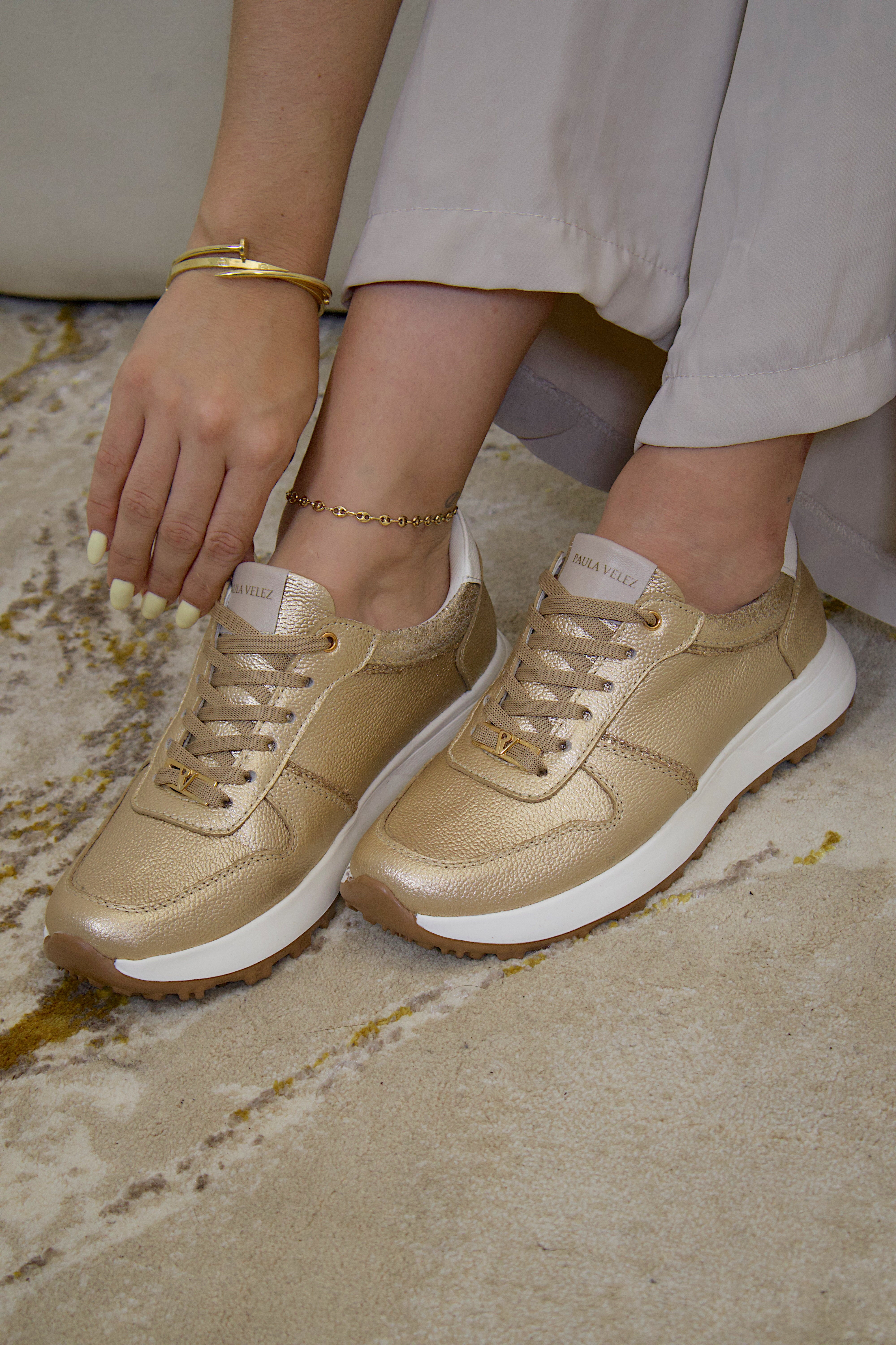 Tenis Channel Dorado Densa