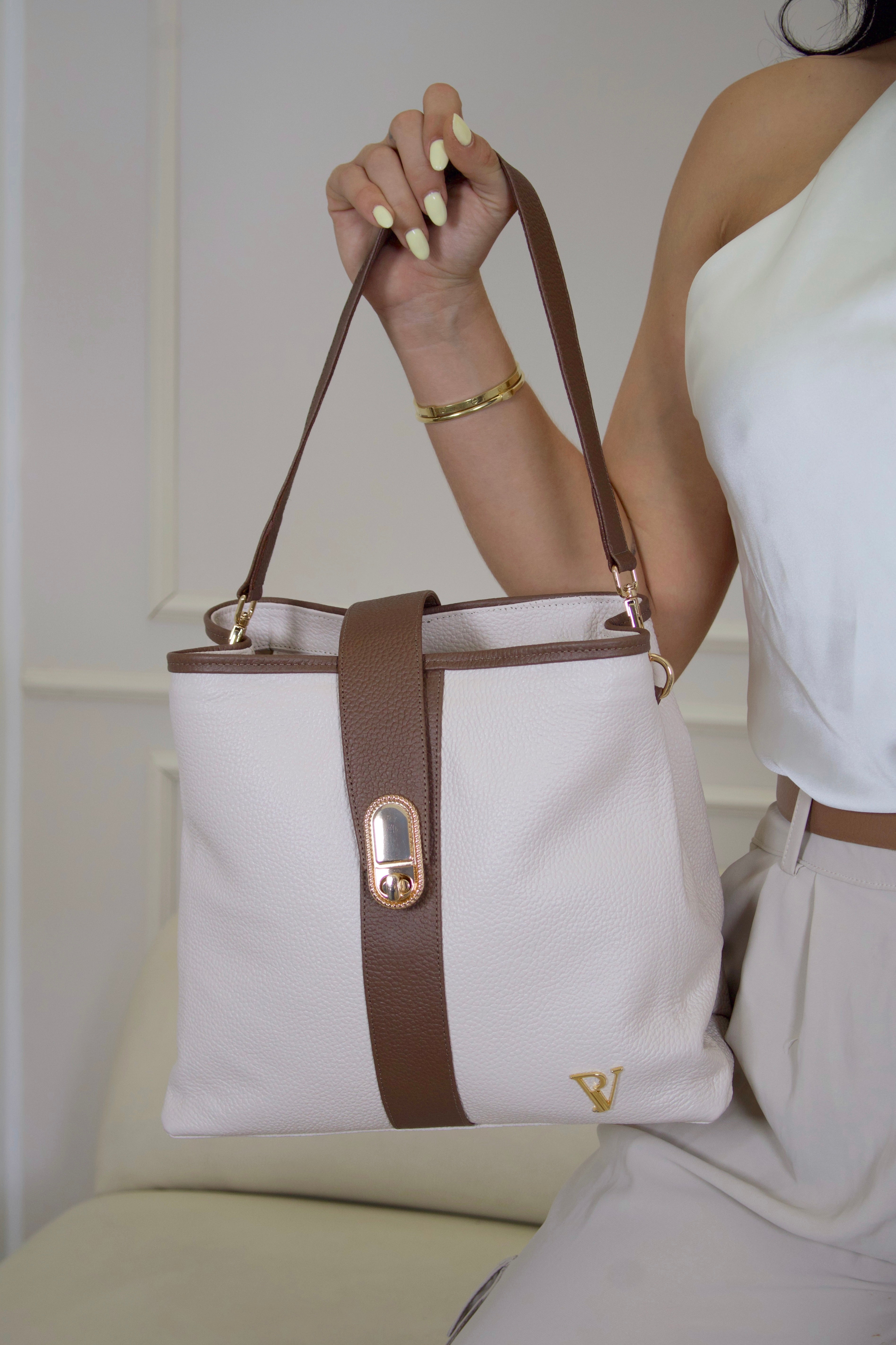 Bolso Londres Talco Café