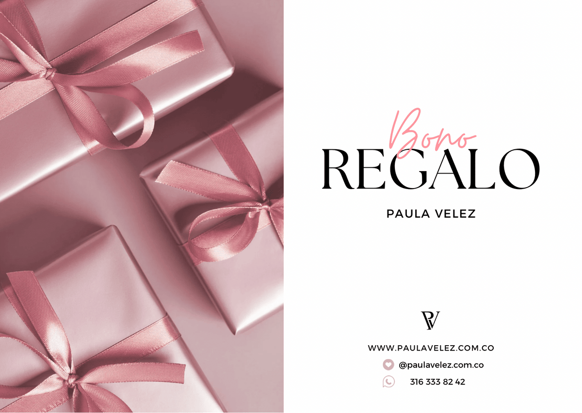 Bono regalo paula velez - PAULA VELEZ