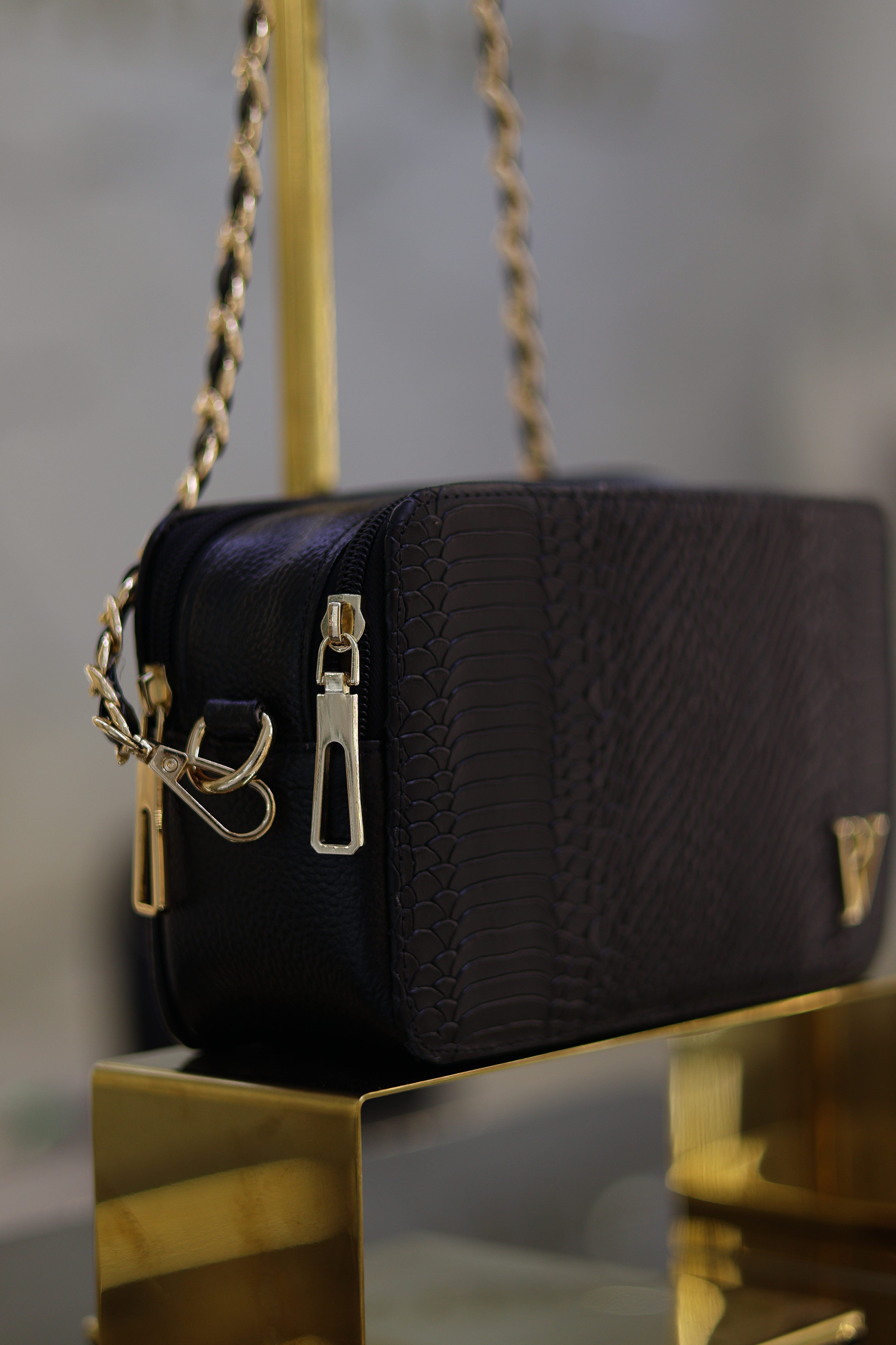 Bolso Emily Negro en cuero