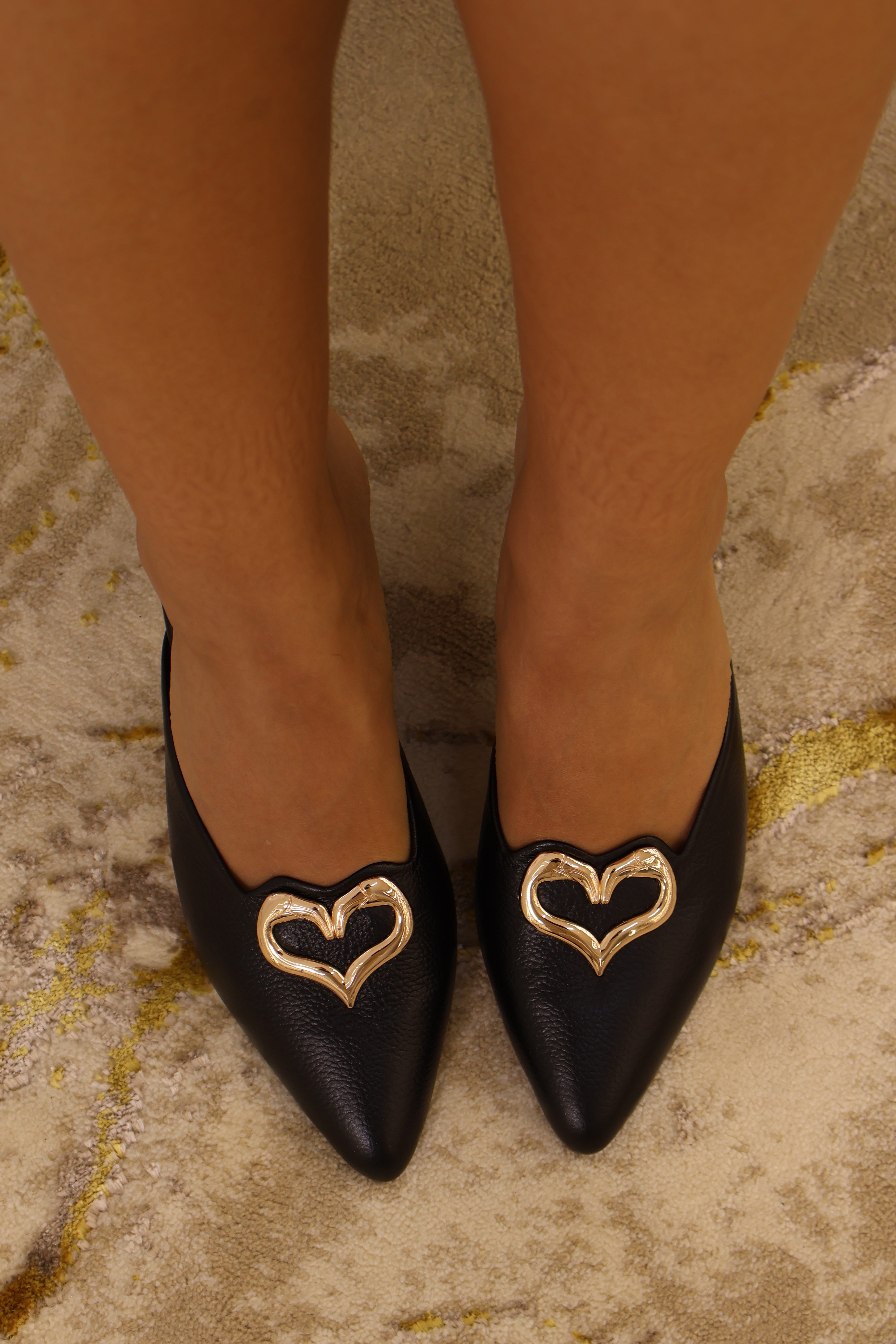 Tacón Elegance en cuero Negro