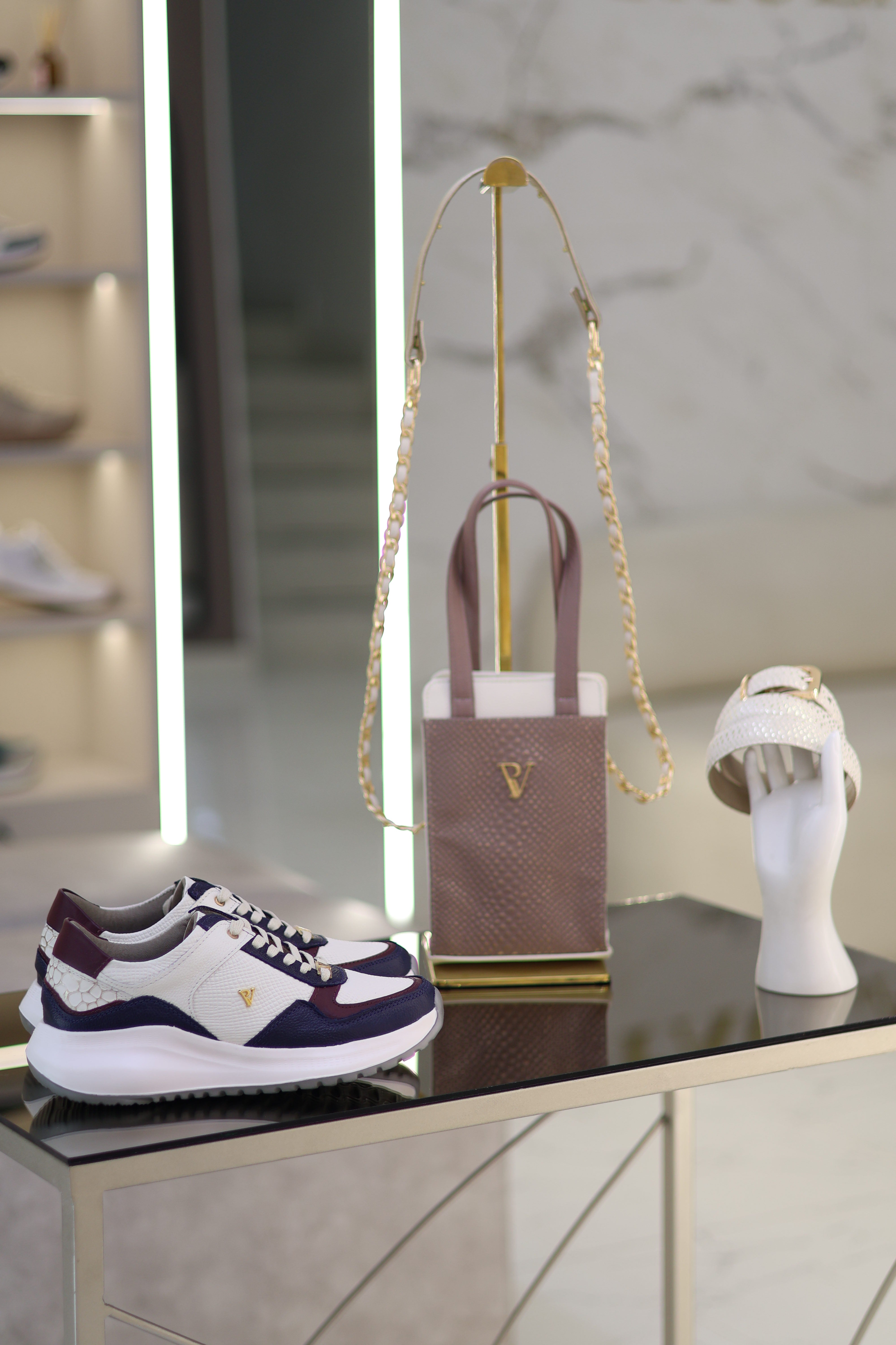 Tenis denver Azul por talco en cuero