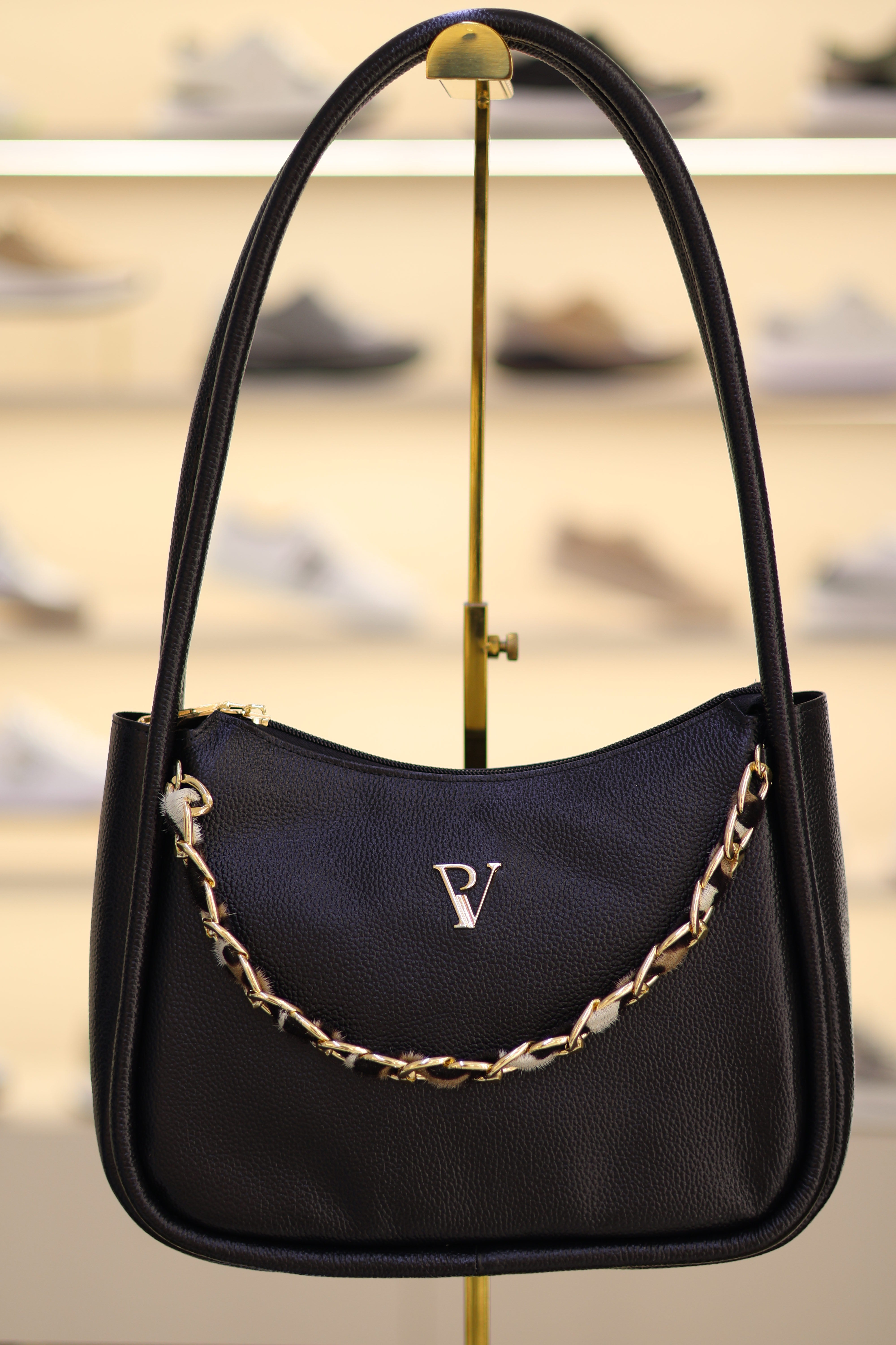 Bolso ally Negro en cuero