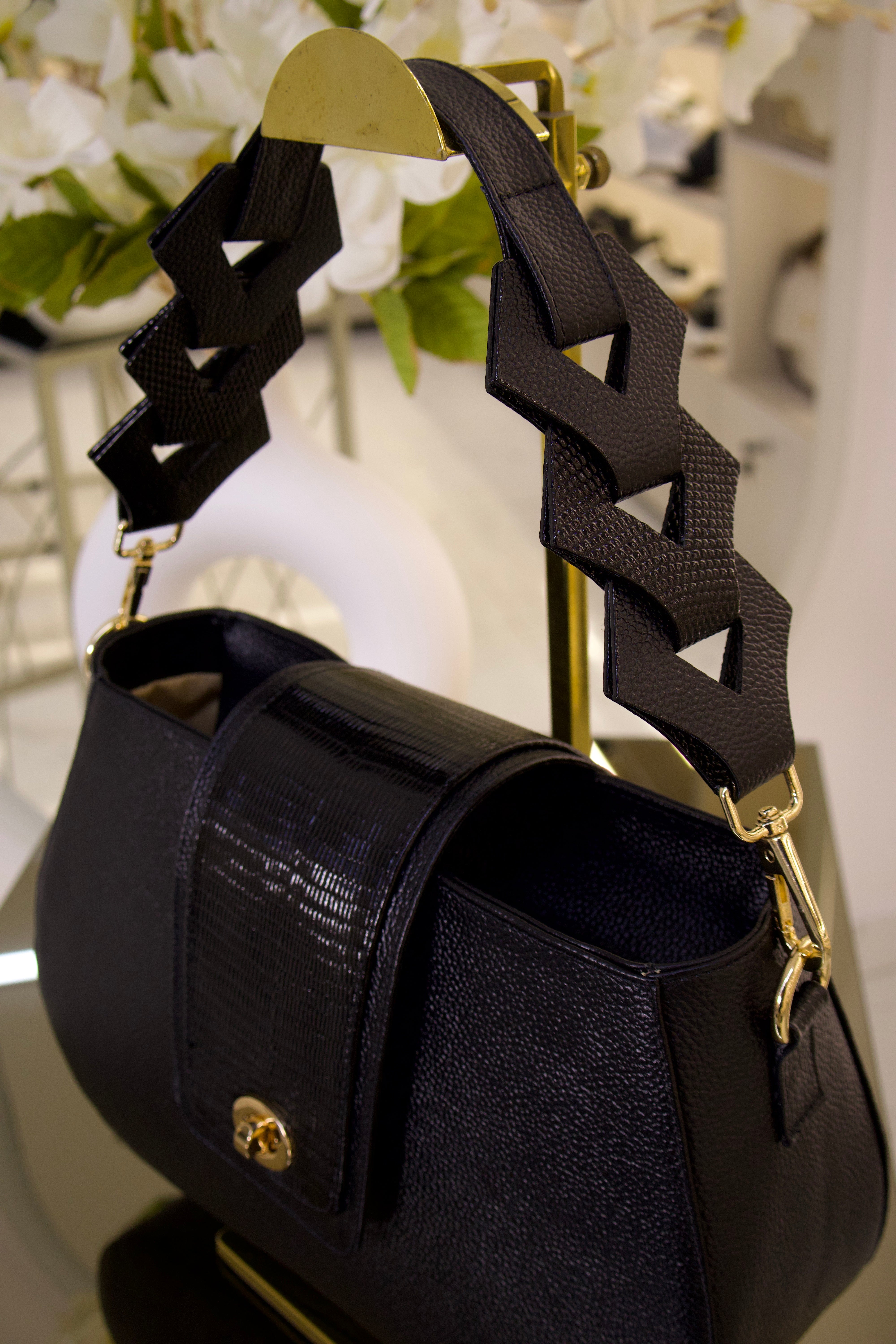Bolso Toscana Negro en cuero