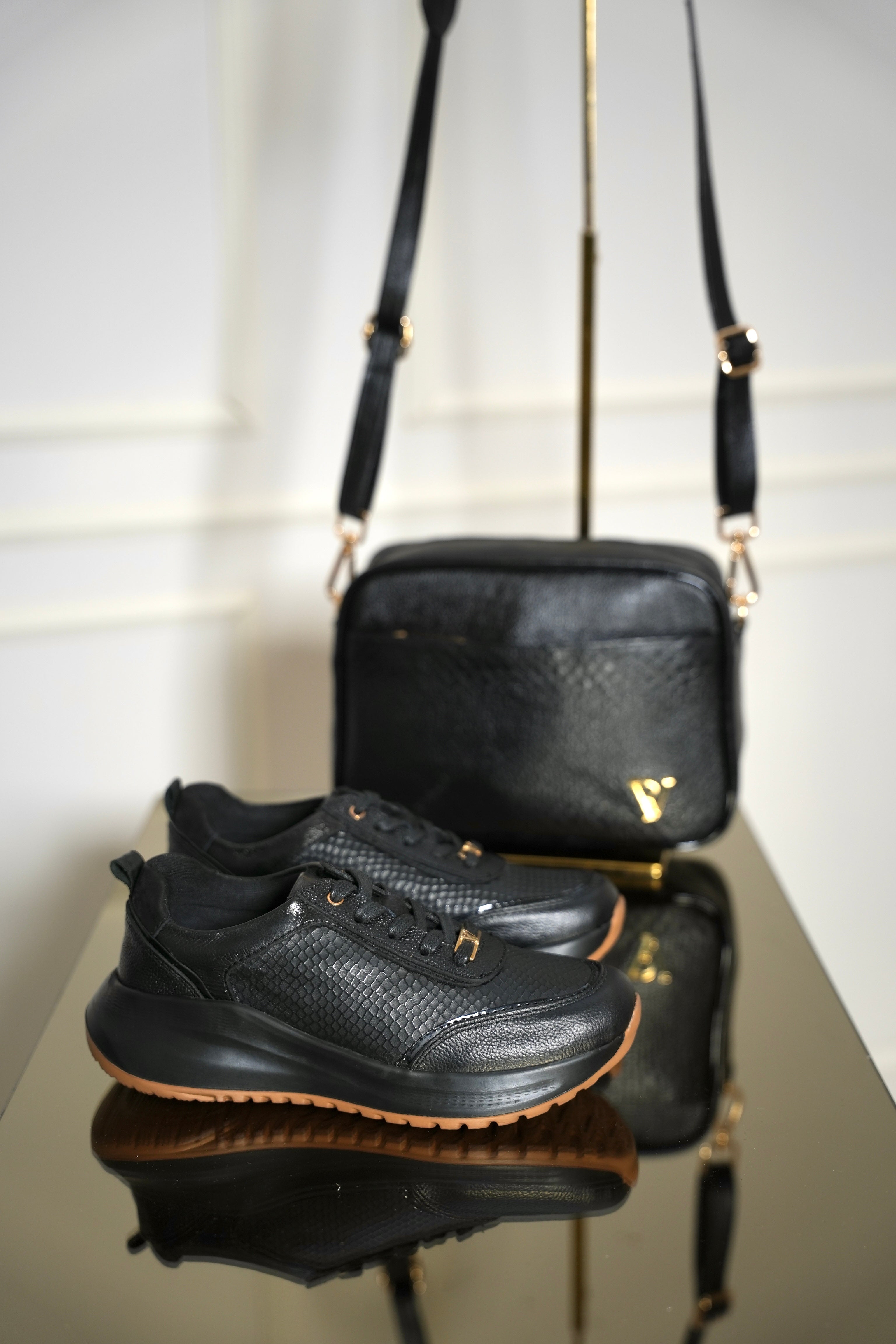 Tenis Origen Negro Panda