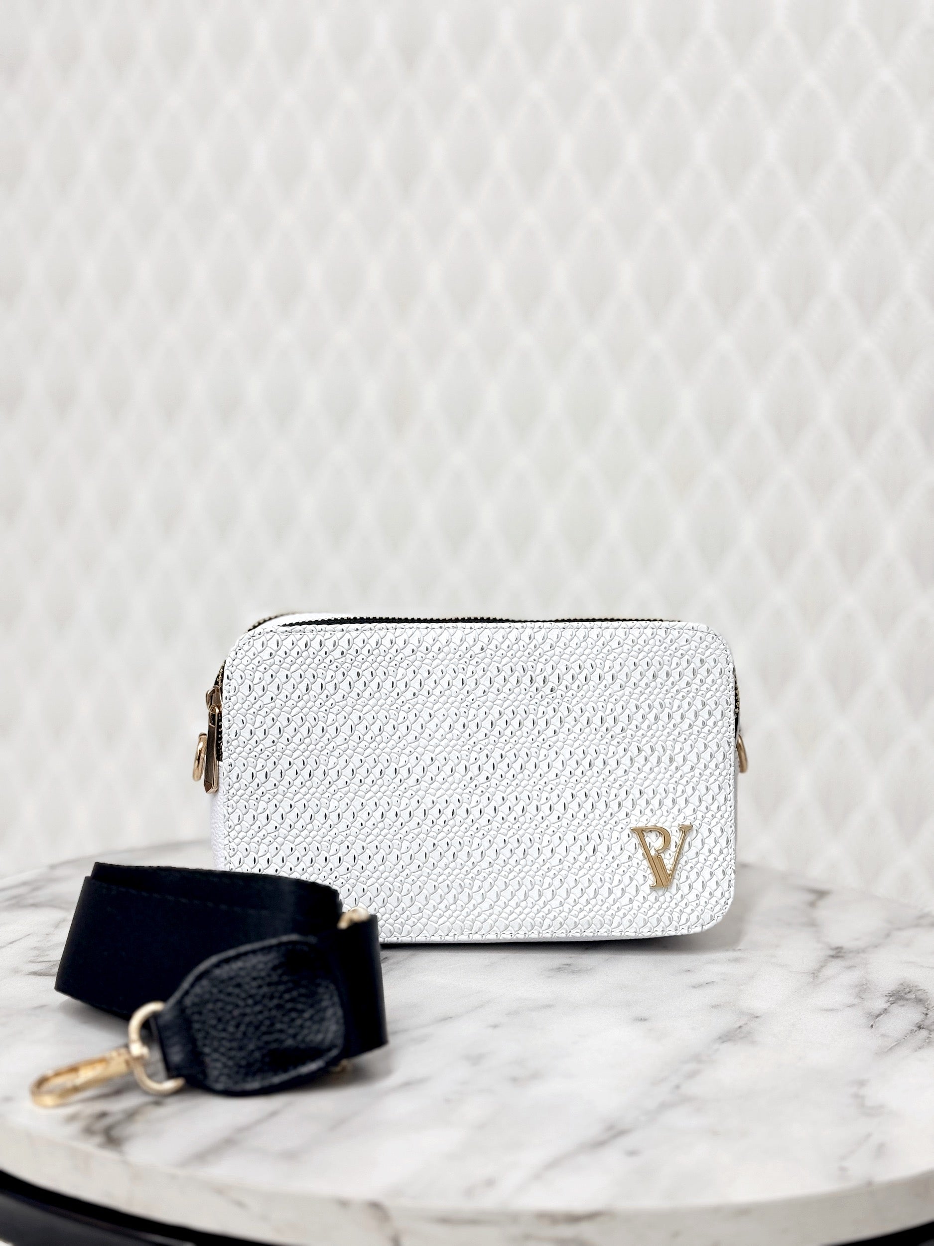 BOLSO EMILY EN CUERO BLANCO