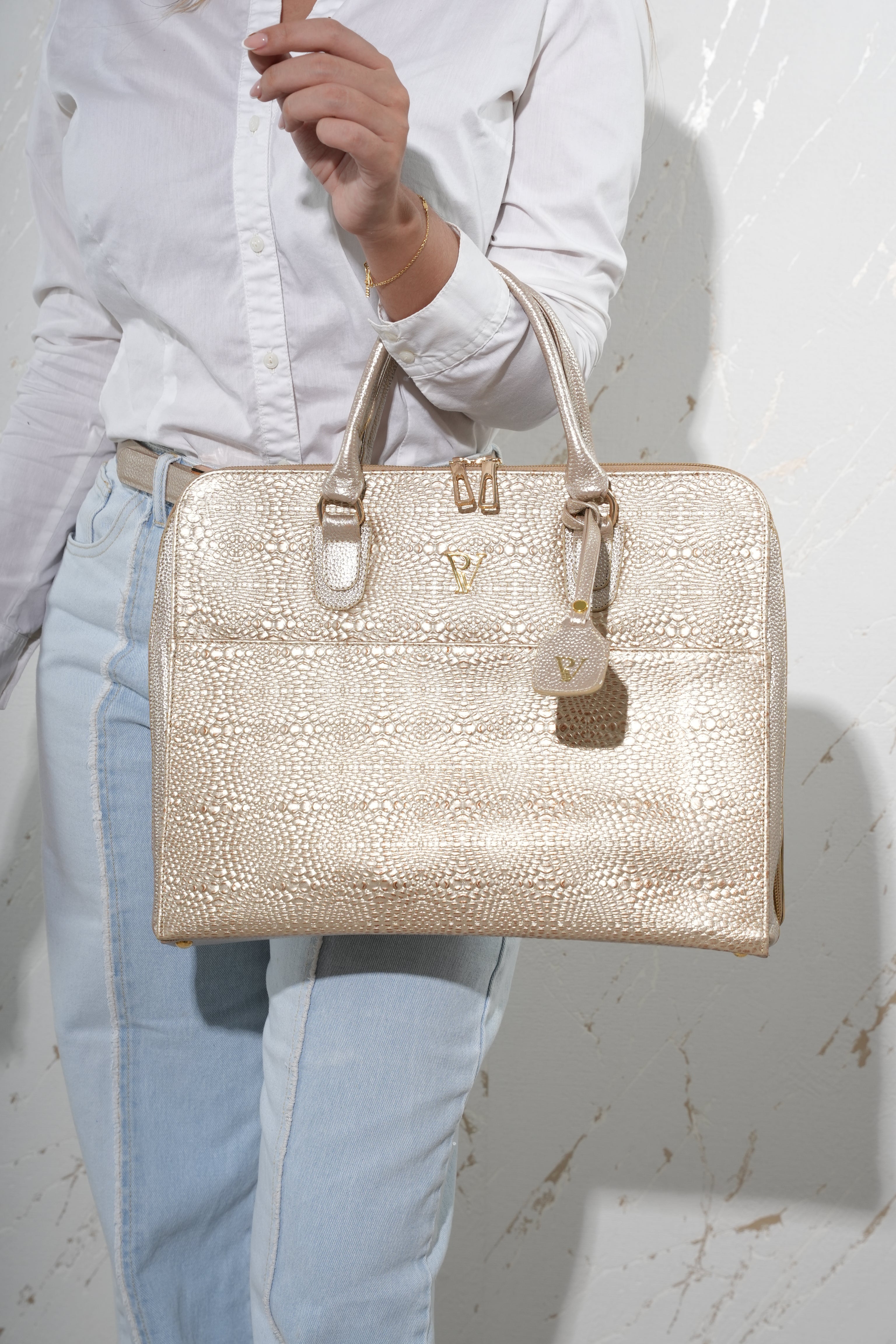 Bolso Ejecutivo en Cuero Champan