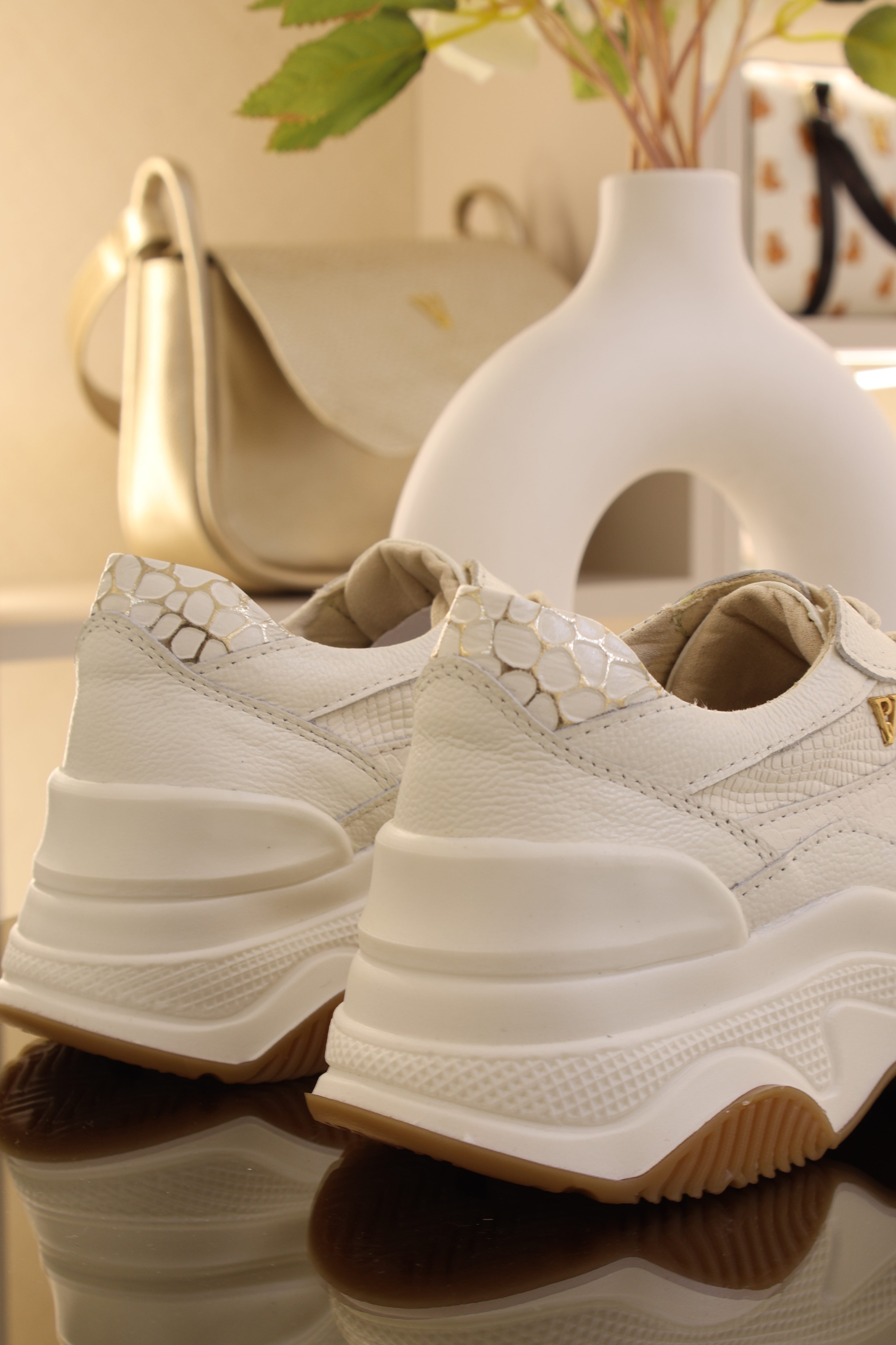Tenis Samara Talco en cuero