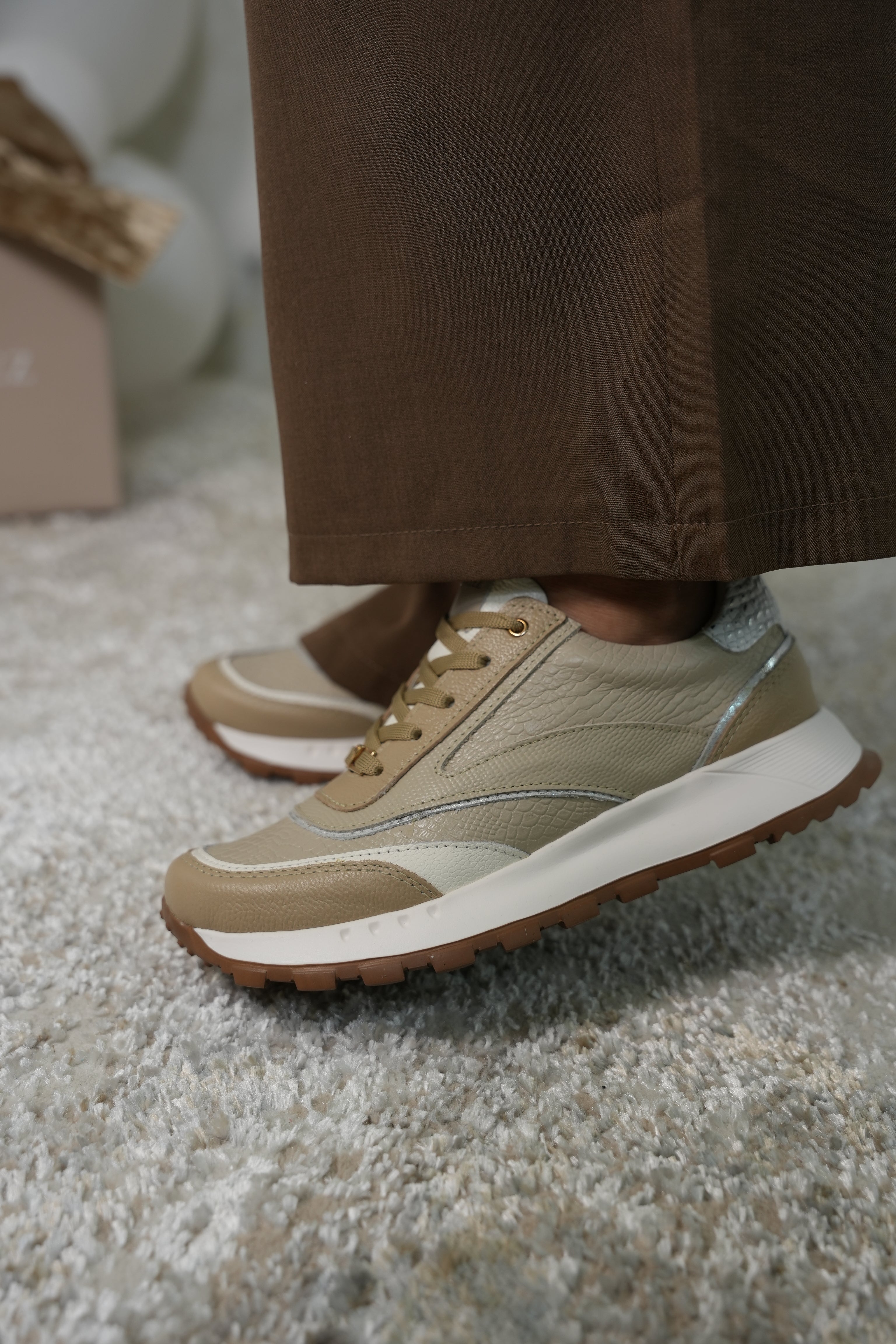 Tenis Bariloche taupe arena folia Nadal