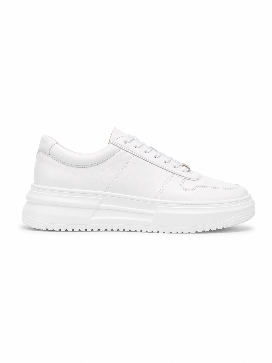 Tenis Enzo en cuero blanco para hombre - Paula Vélez