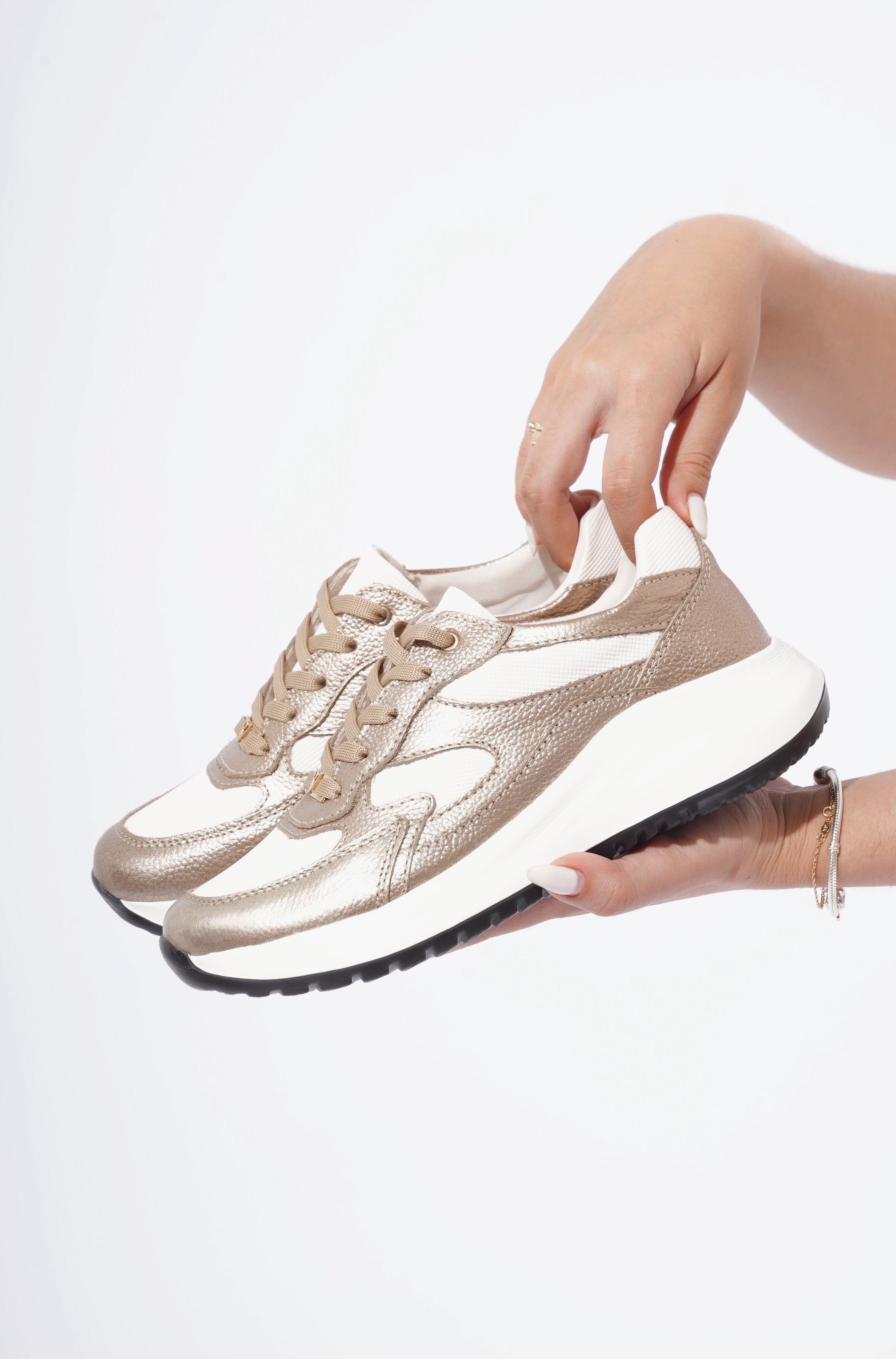 Tenis de cuero Samara luna navy