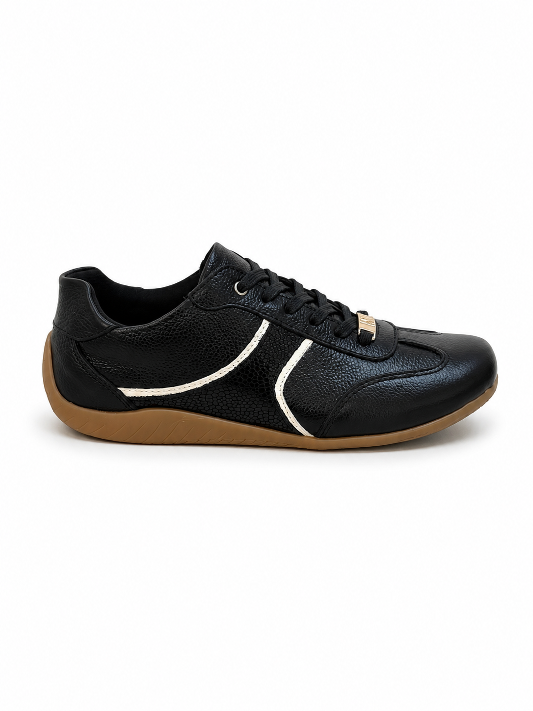 Tenis Milán negro / talco golosina