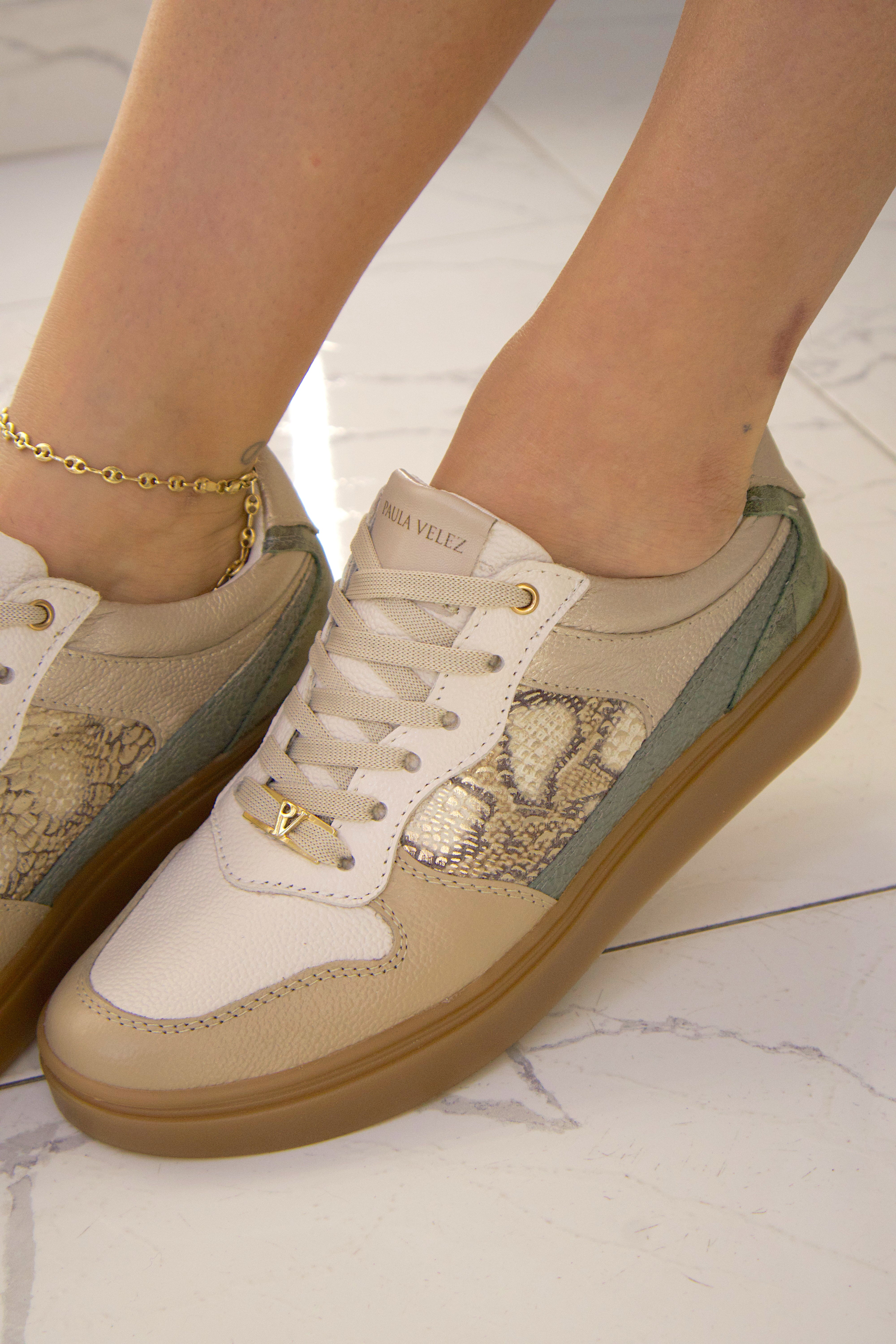 Romeo Taupe folia avena Verde london