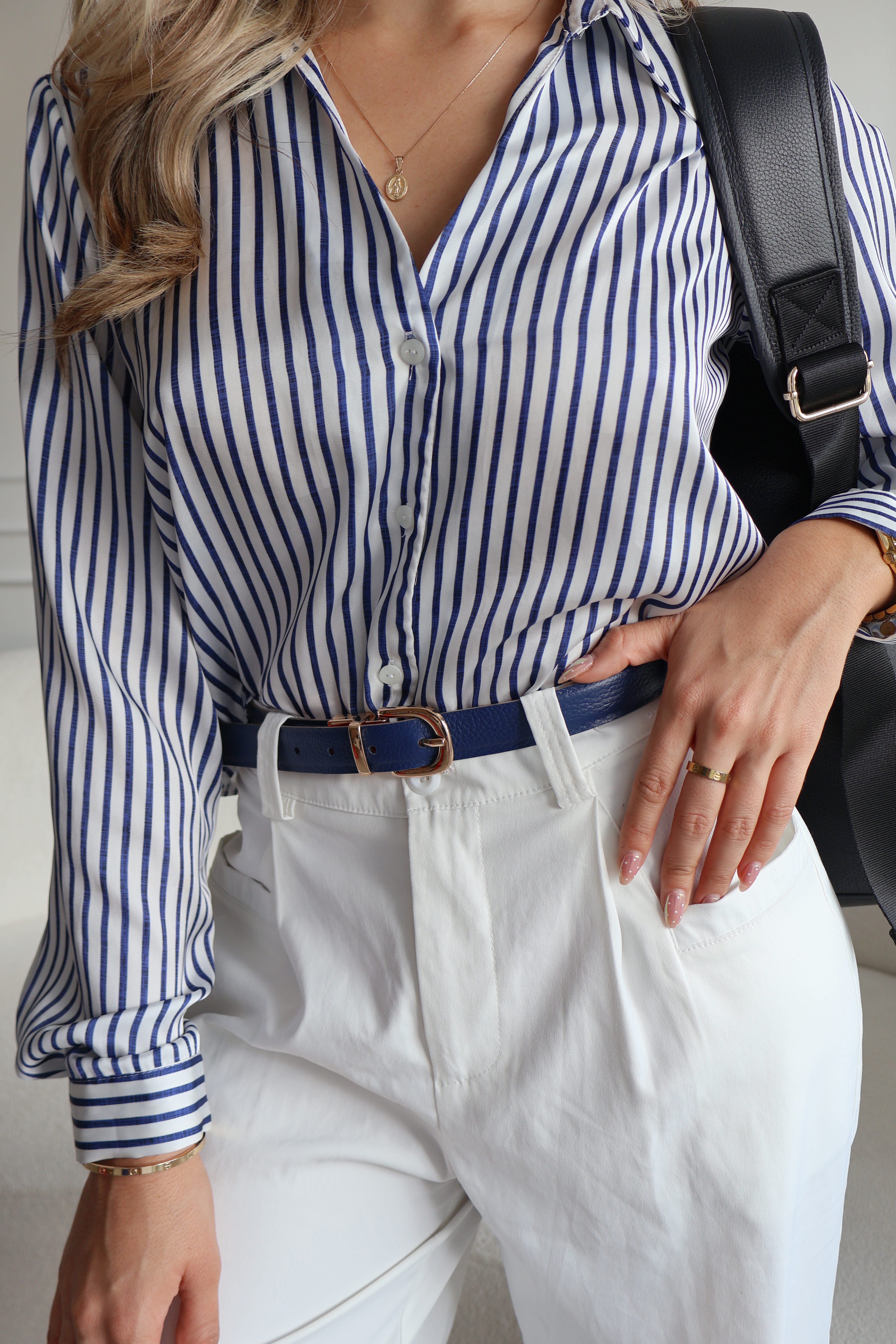 Cinturón doble faz azul rojo