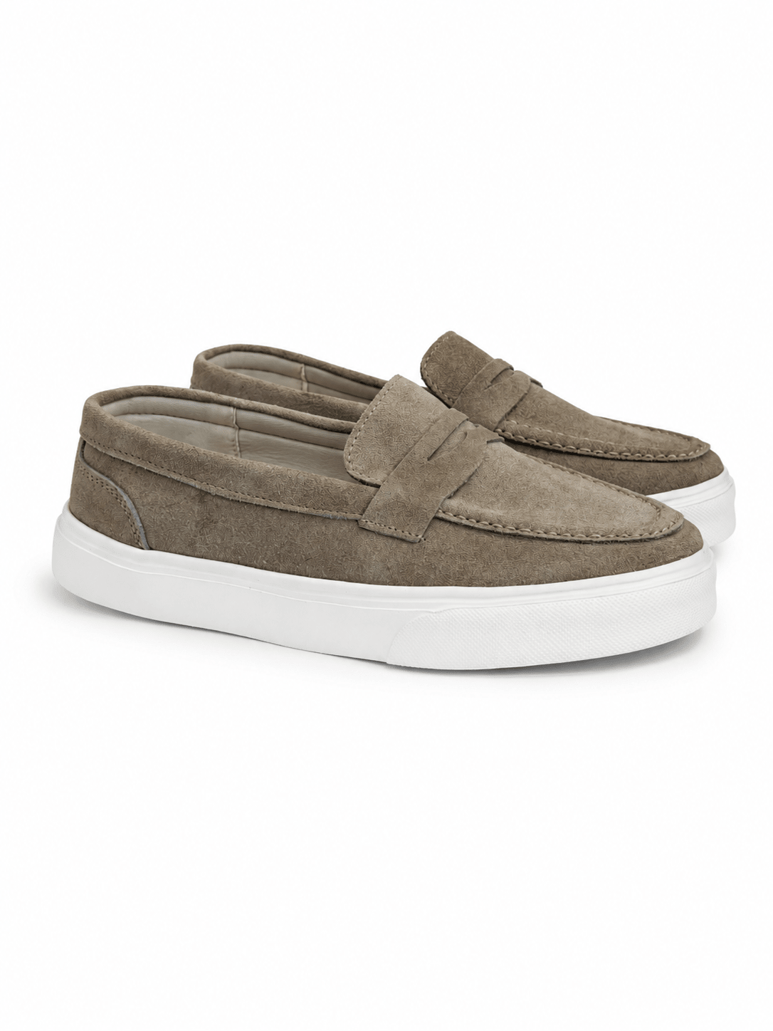 Mocasin para hombre en carnaza arena - PAULA VELEZ