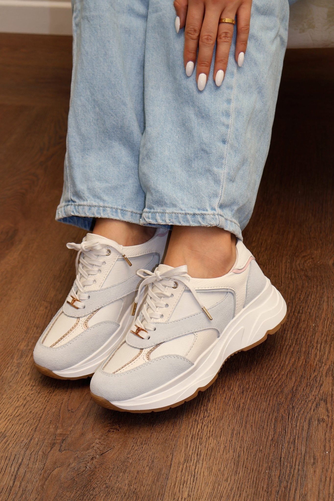 Tenis Boreal Baby en Cuero - PAULA VELEZ