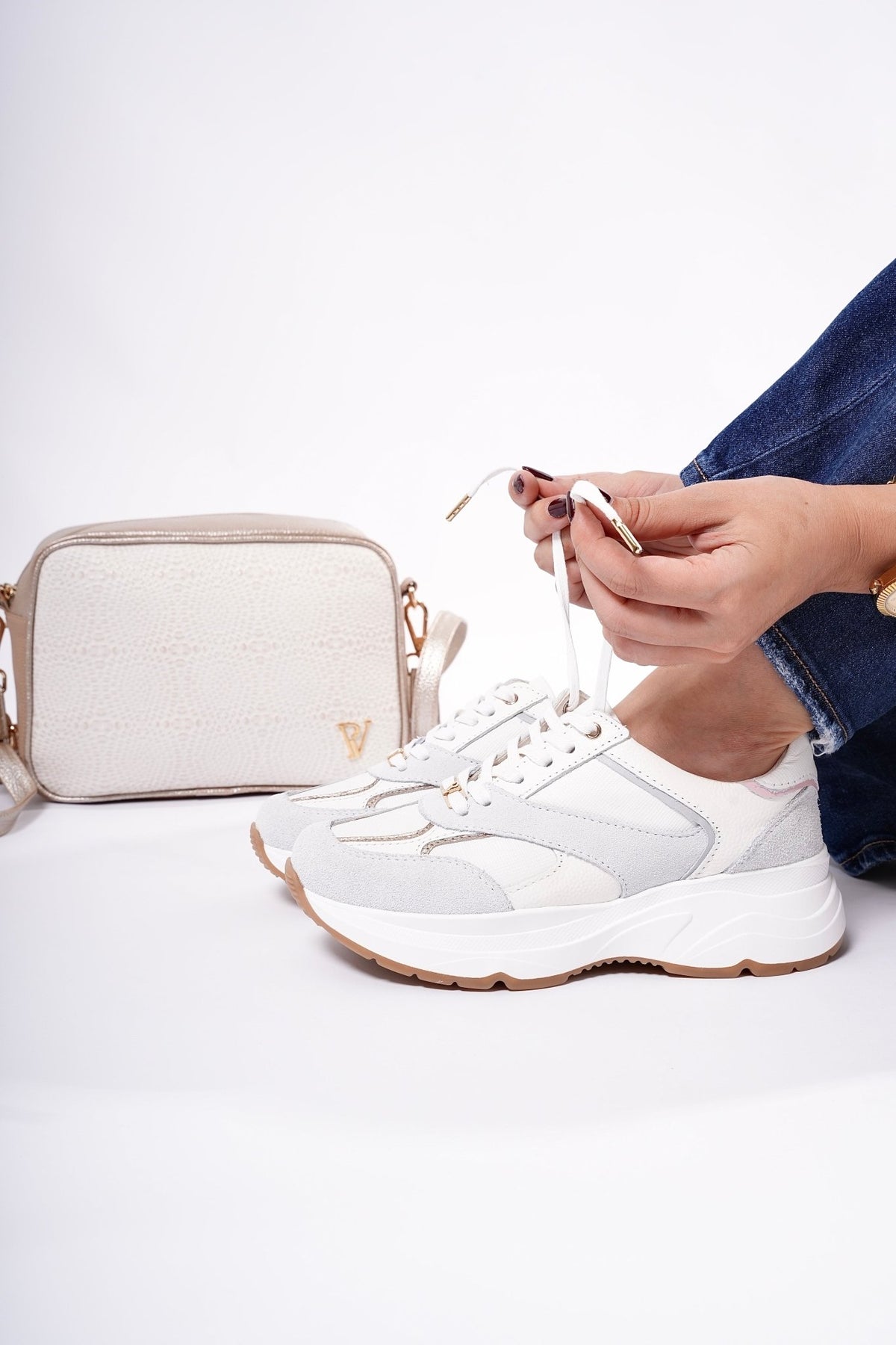 Tenis Boreal Baby en Cuero - PAULA VELEZ