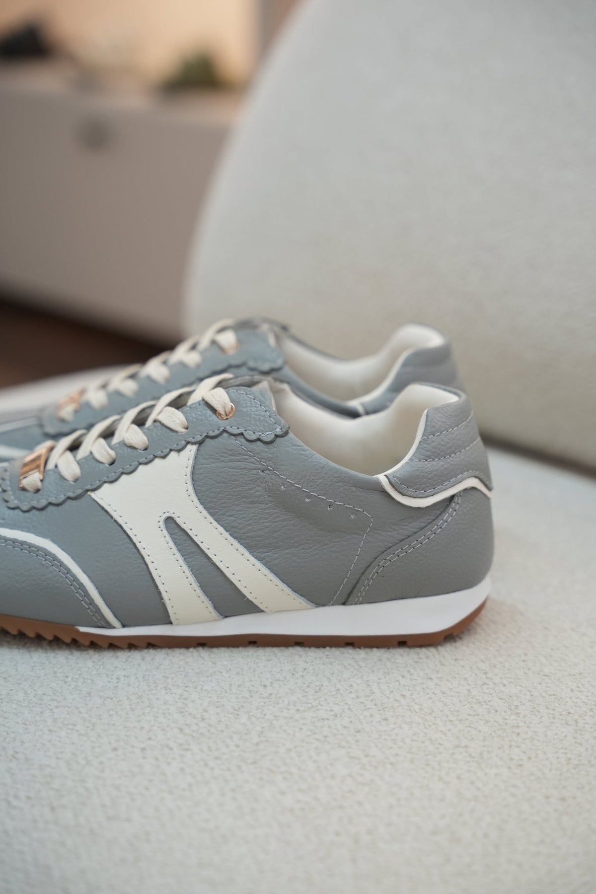 Tenis Milán gris plata/ nautica - PAULA VELEZ