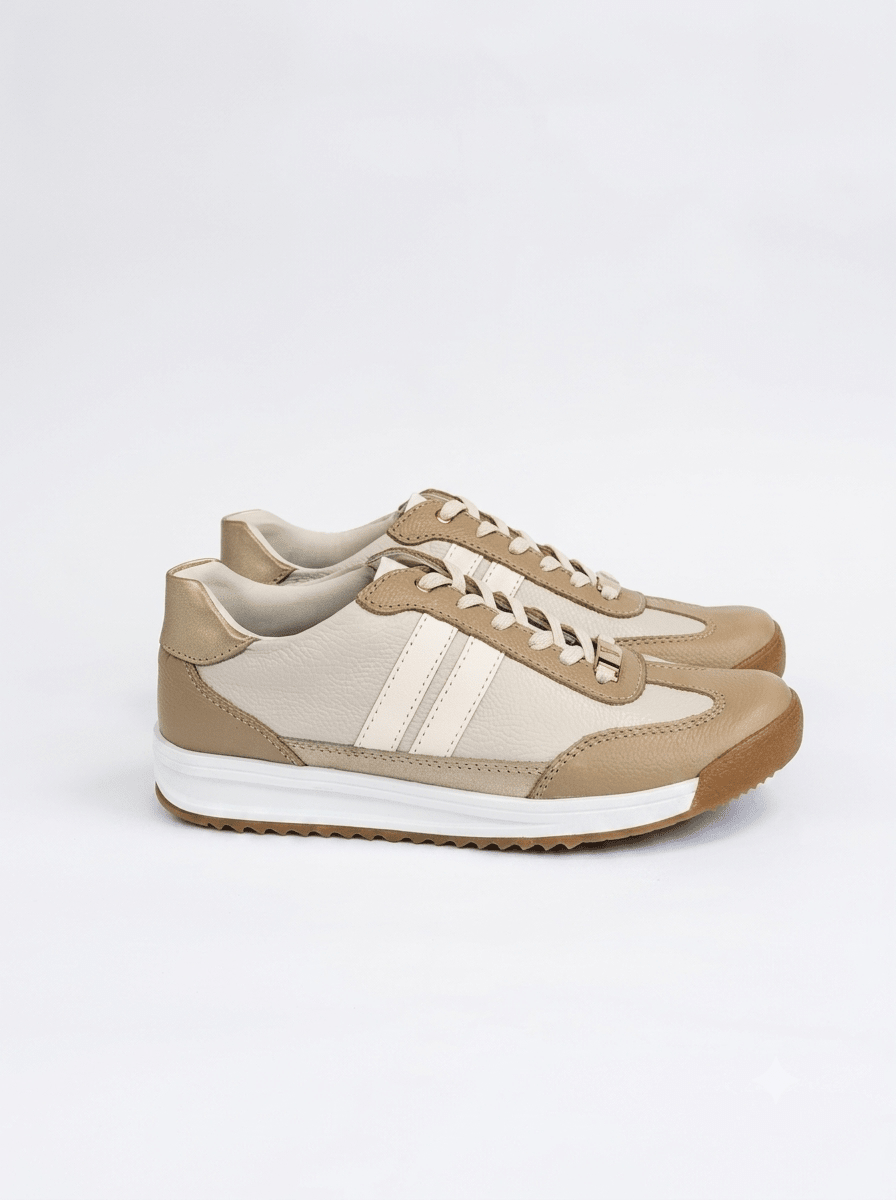 Tenis Milán Taupe Avena SL - Paula Vélez - PAULA VELEZ